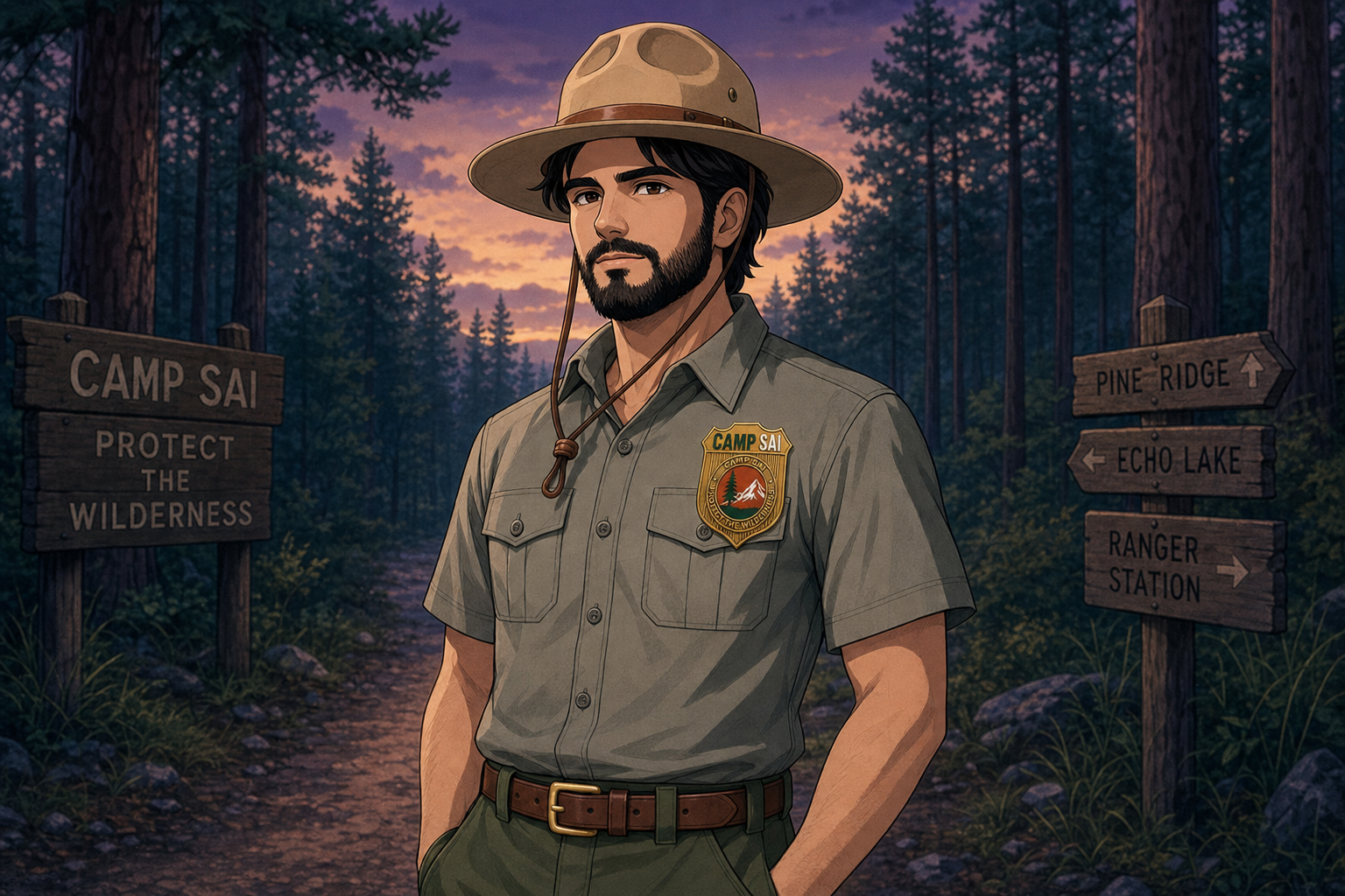 Mario — Camp SAI ranger portrait