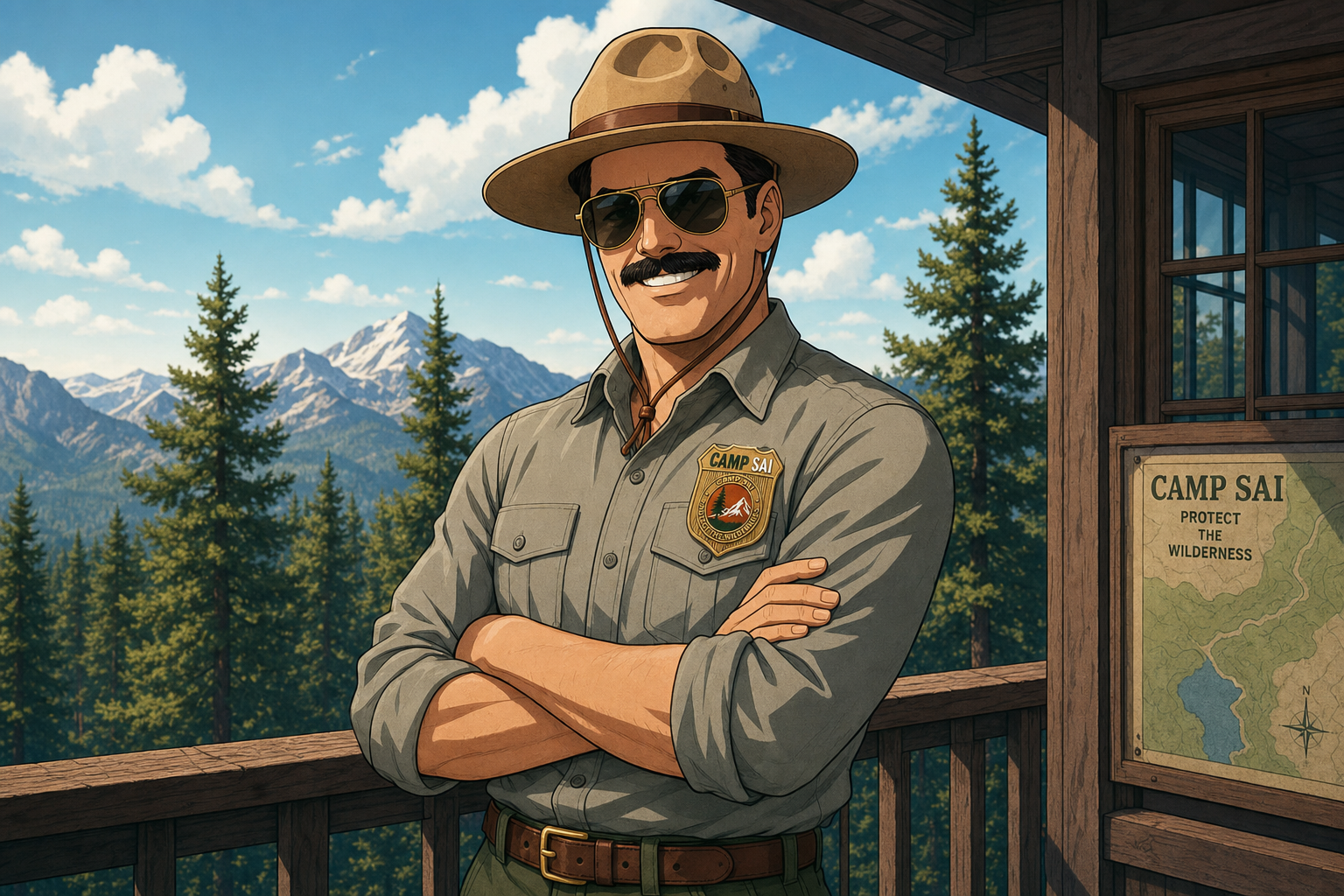 Sam — Camp SAI ranger portrait