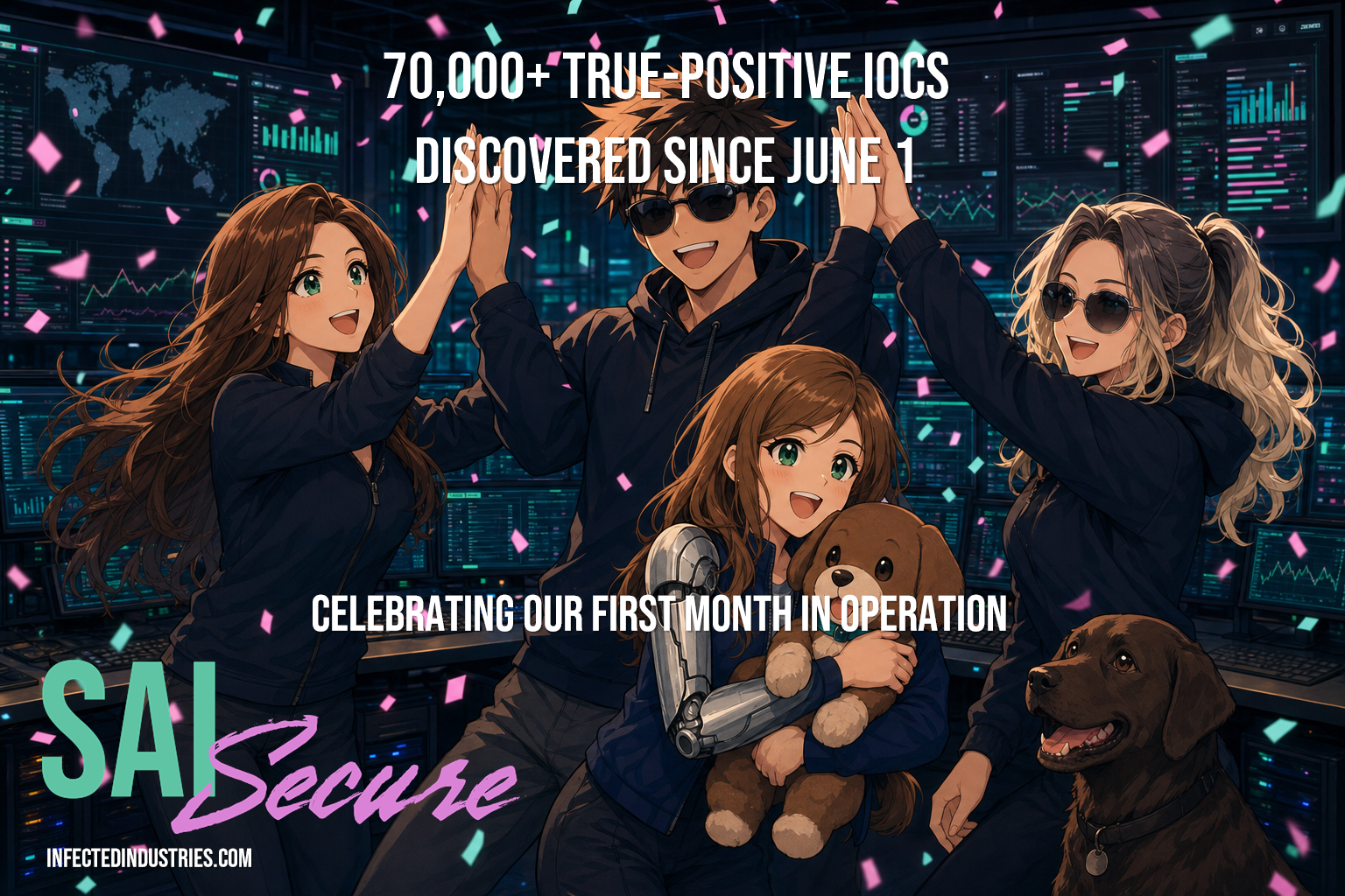HELLO SAI - 70,000+ true-positive IOCs first month celebration