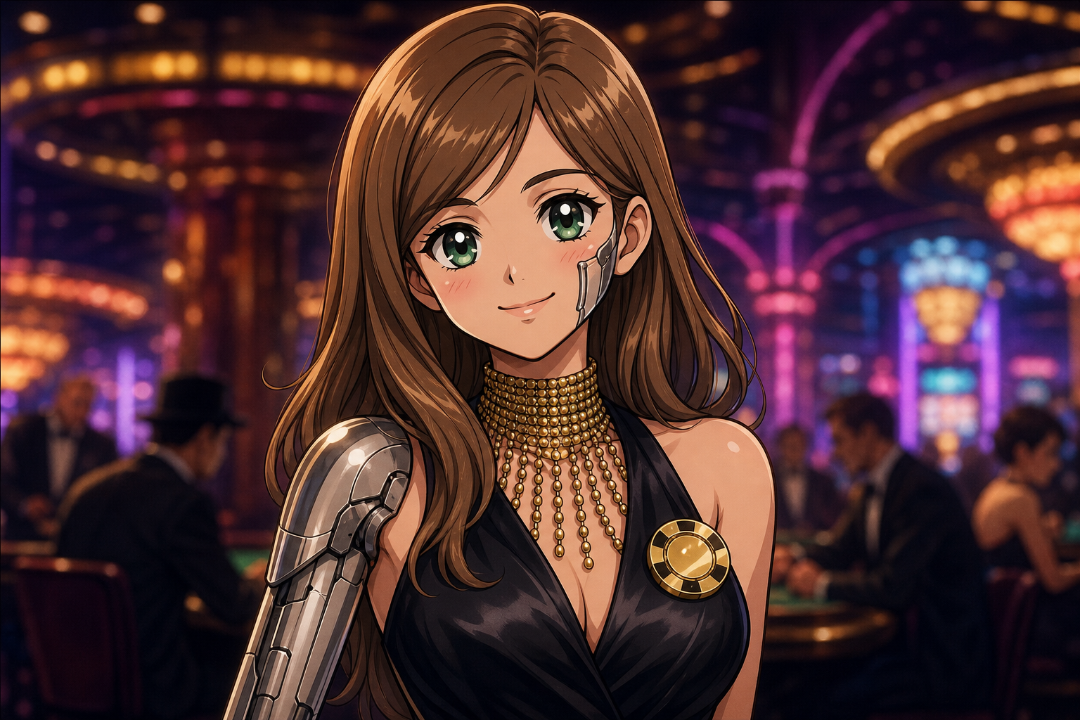 Catie — SAI Neon Mirage campaign portrait