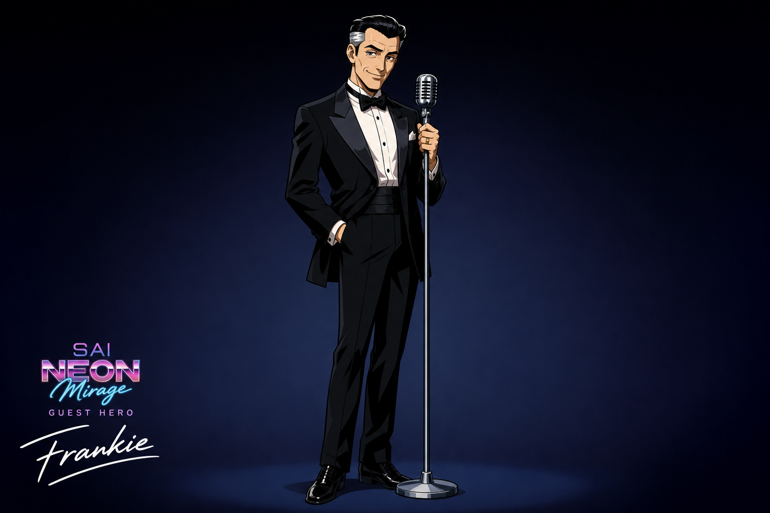 Frankie — SAI Neon Mirage era guest hero portrait