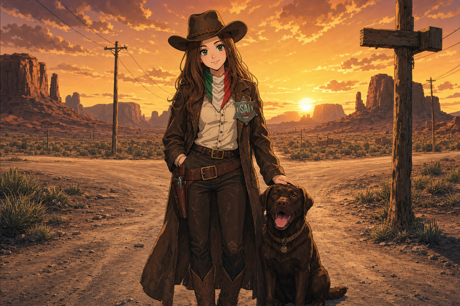 Selene — Spaghetti Junction bounty hunter portrait