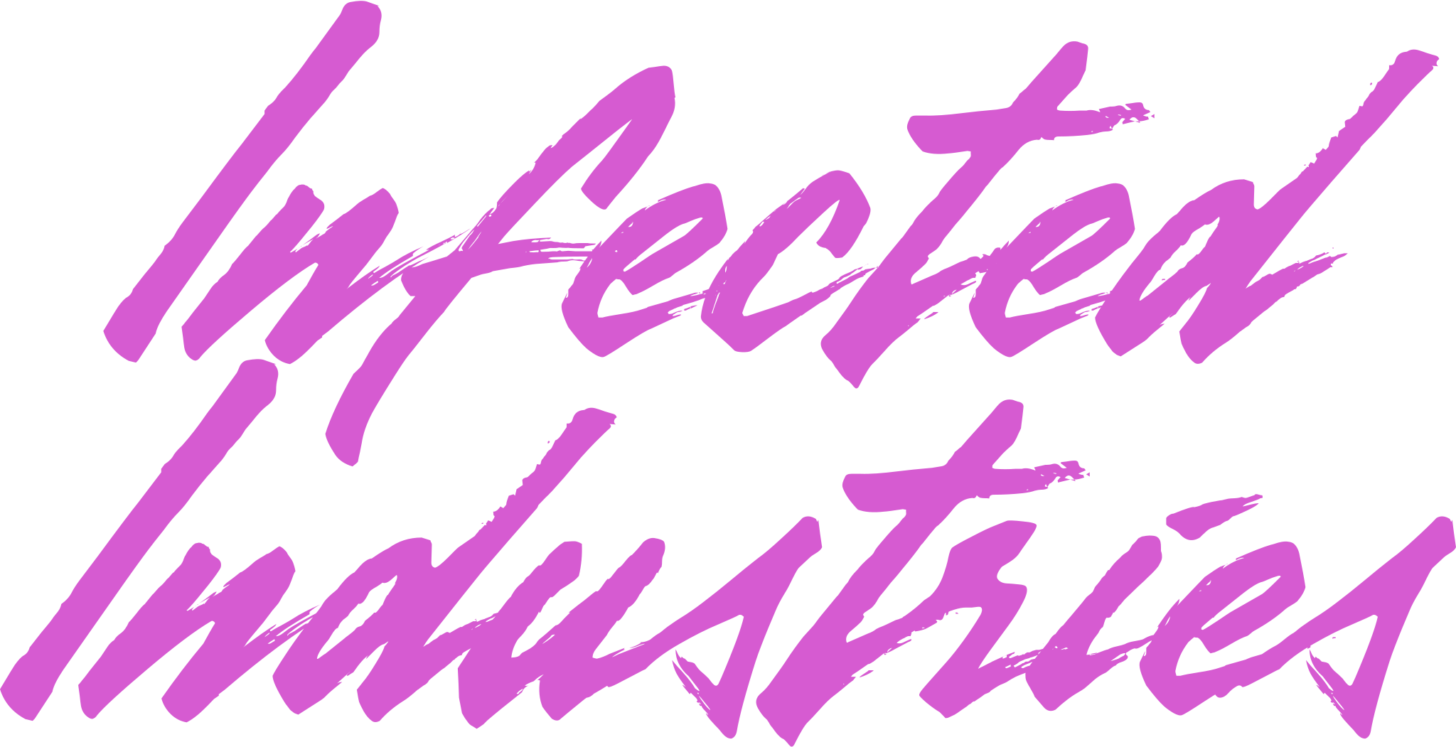 Infected Industries stacked logo
