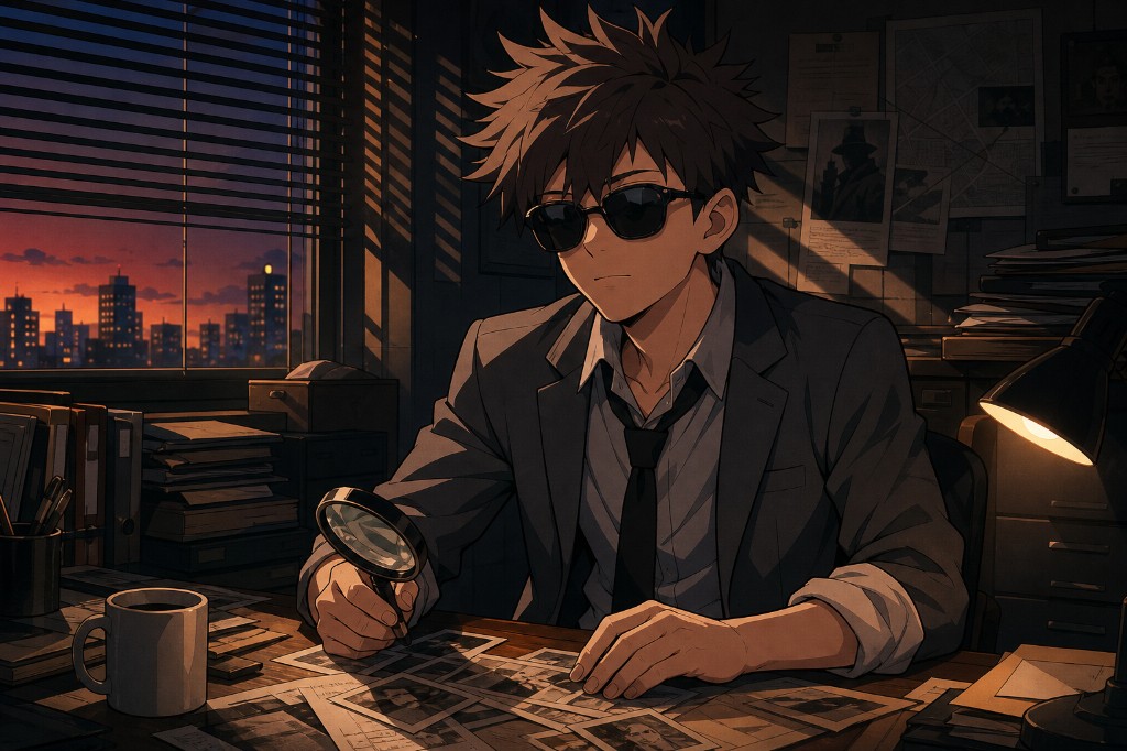SAI private eye illustration